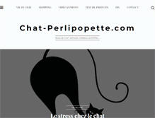 Tablet Screenshot of chat-perlipopette.com